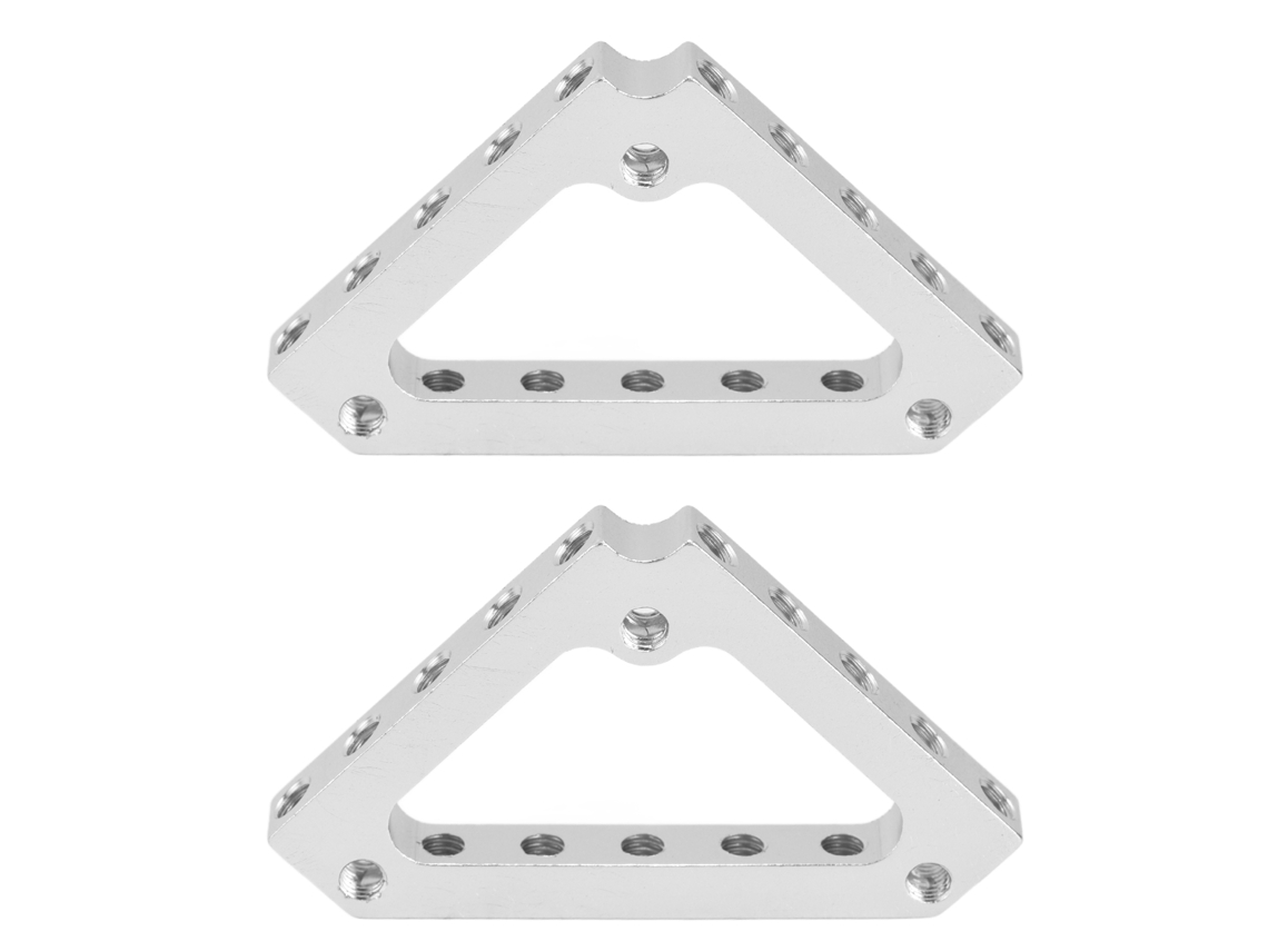 2026velora-2 Peças Suporte Triangular Angular Alumínio Conector Esquina 90 Graus Para 43mmx43mm