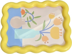 Porta Retratos Amarelo Decoração Resina Estilo Retrô Ideal Casamentos Dormitórios Aniversários Estúdios GOKOCO