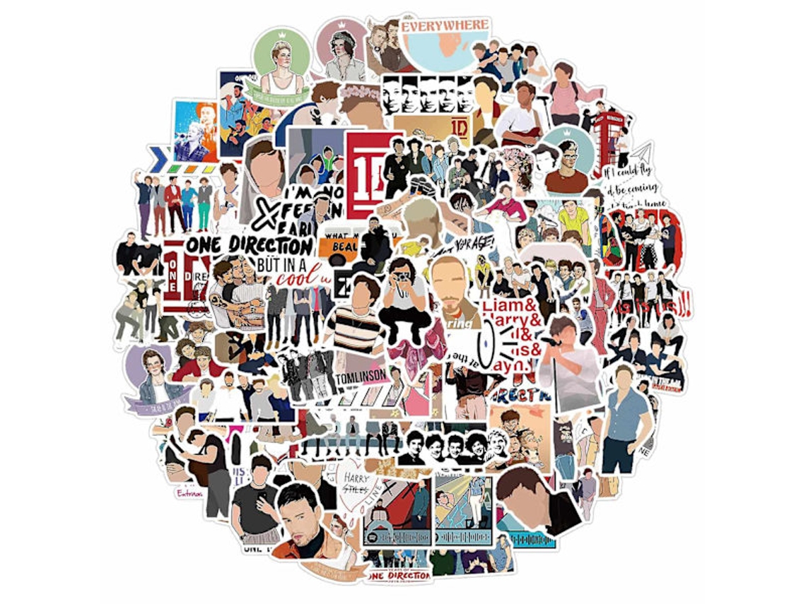 100 Adesivos Do One Direction Com Desenhos Brilvibera