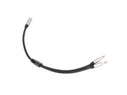Cabo Aux 3.5 Mm, Fêmea para Dois Machos, 0,3 M CHABERLU