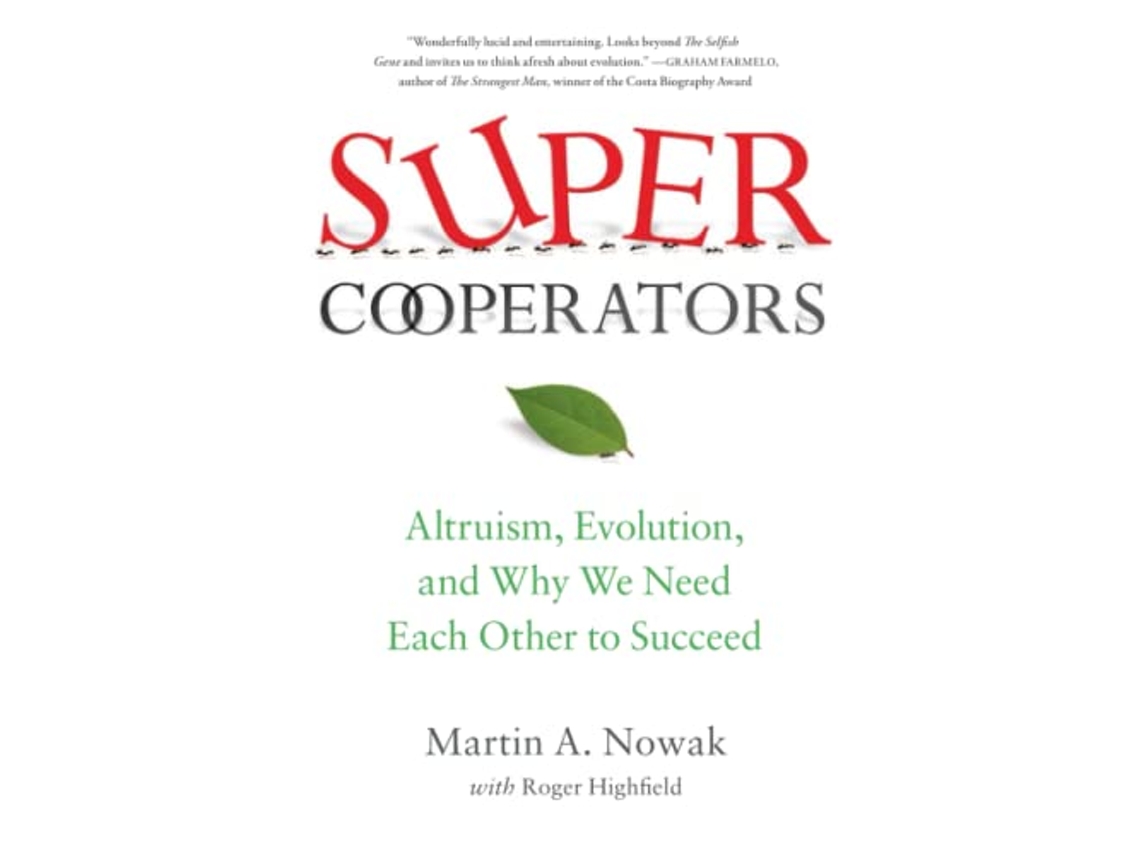 Livro SuperCooperators de Martin Nowak (Inglês)