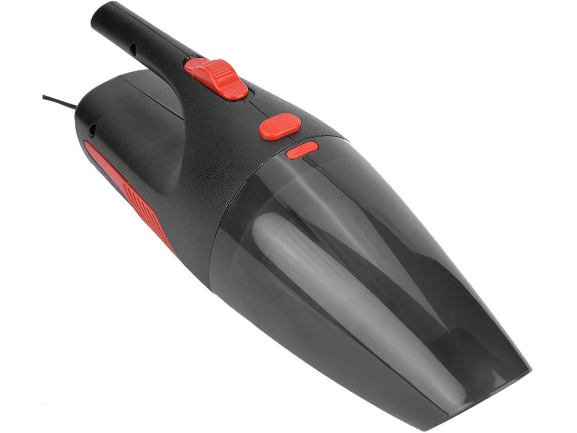 Aspirador De Pó E Água Potente 120w Para Limpeza Manutenção Carros Veículos, Nas Cores Preto E Branco, Com Diversos