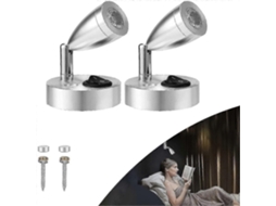 Luzes De Leitura Led De 3w 12v Com Interruptor Nostalgia88