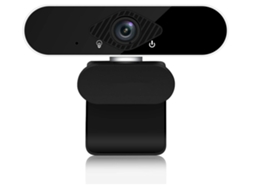 Webcam Full HD 1080p com microfone e redução de ruído, câmera USB para PC, plug and play, Bestvite (preta)
