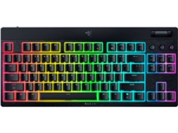 Razer BlackWidow V4 Low-profile Tenkeyless HyperSpeed - Wireless Low-profile Mechanical Gaming Keyboard (Orange Tactile Switch) - SPANISH Layout