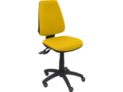 Cadeira de Escritório Operativa PYC Elche S Amarelo RP com rodas anti-risco (Sem Braços - Tecido) — Sem Braços