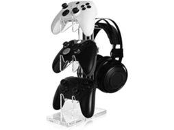 Support D'exposition Transparent Pour Manette Design Stable Et Épuré