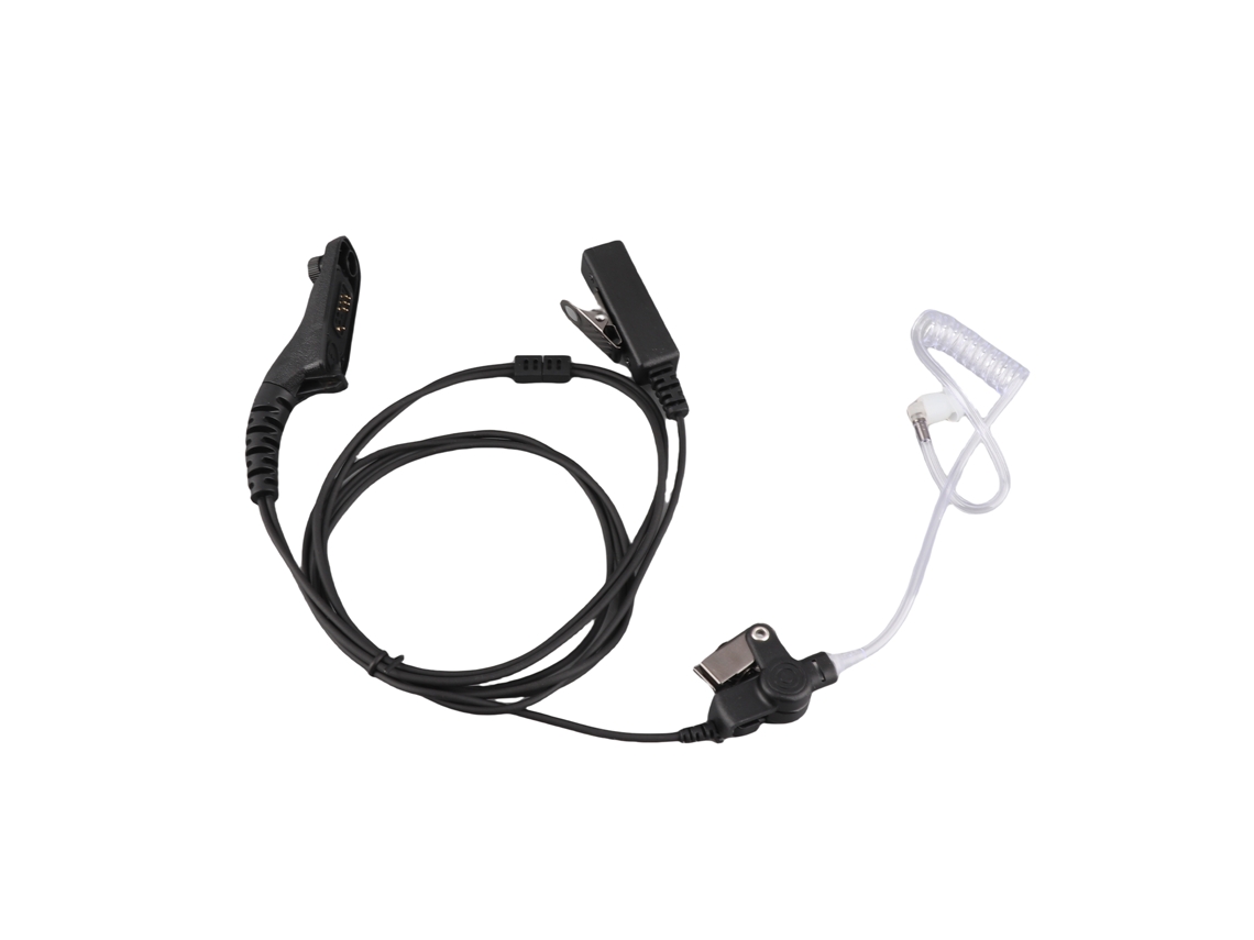 Auriculares con micrófono PTT y tubo de aire para radios Motorola APX2000, APX7000 y XIR P8668