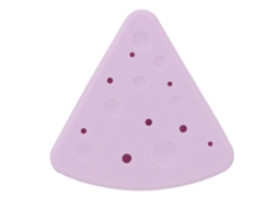 Caixa portátil triangular de silicone para armazenamento de esponjas