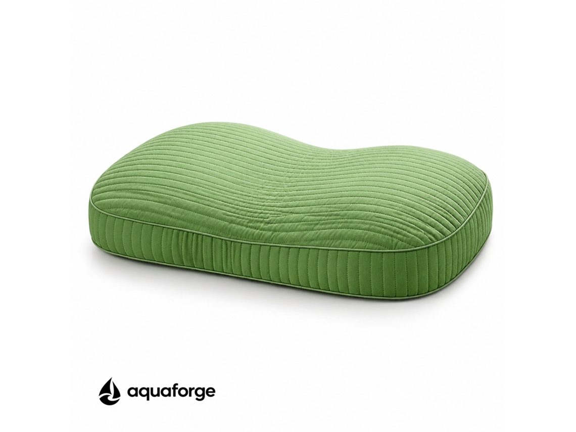 Almofada Cervical Ergonómica Algodão 50 X 28 Cm