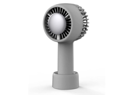Ventilador Portátil Portátil, Mini Ventilador Com Refrigeração Semicondutor Para Cooling Rápido, Ventilador Recarregável Usb, Cinza Yizhood