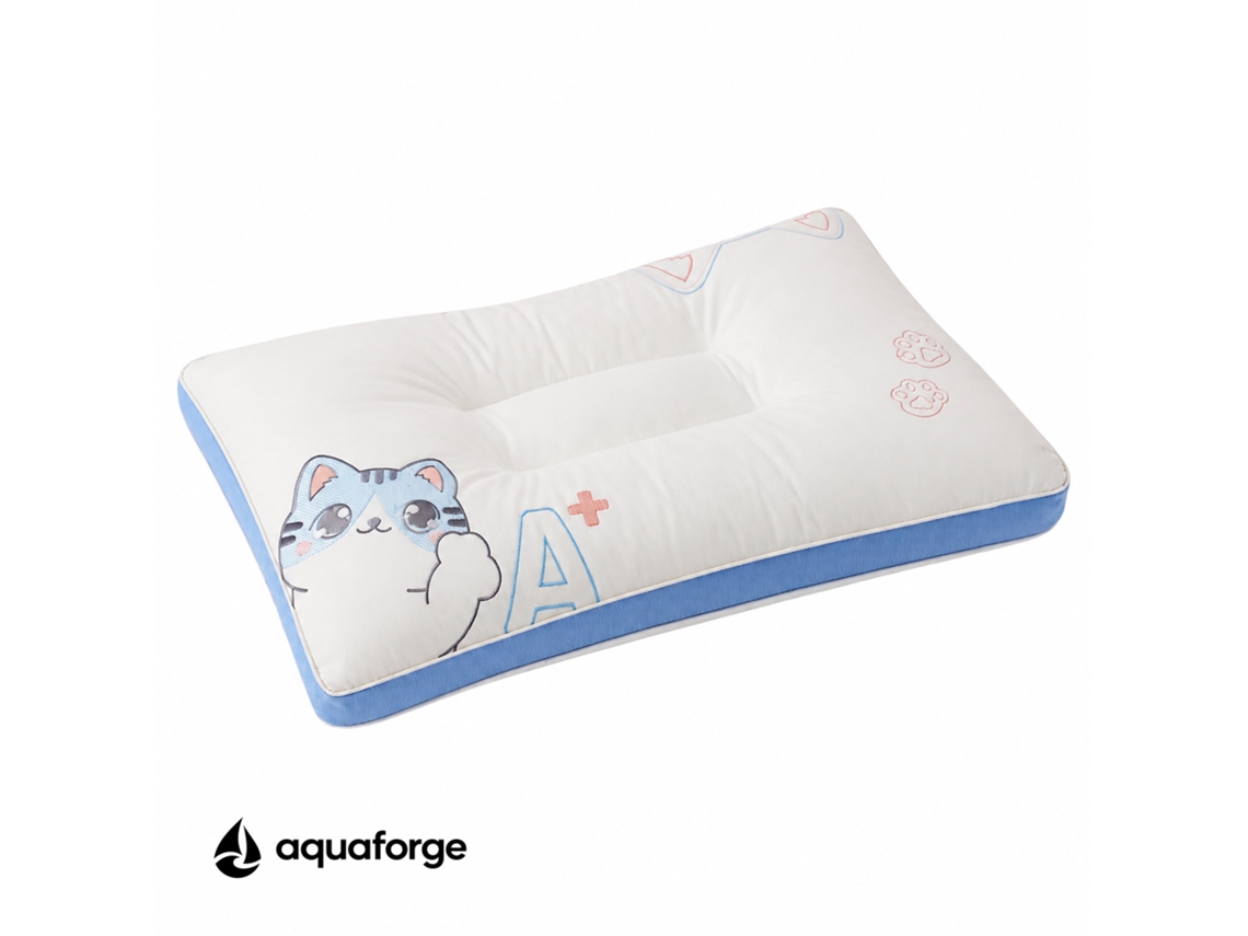 Almofada Cervical Ergonómica Algodão Respirável 30 X 50 X 5 Cm