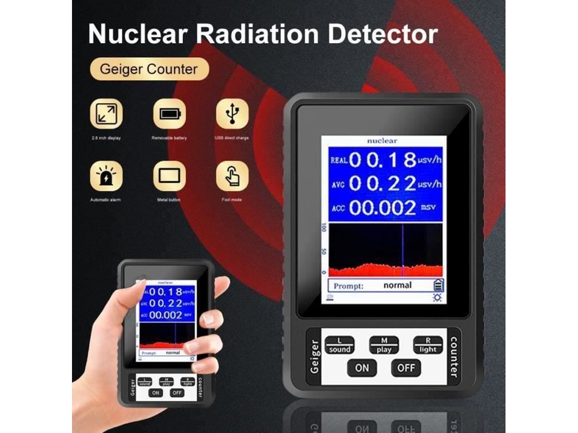 Goodman-Detector de Radiação Nuclear 2 em 1 Testador de Radiação Ionizante Xr3 Br-9C GOTOTOP
