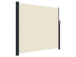 Toldo lateral retrátil VIDAXL cor creme
