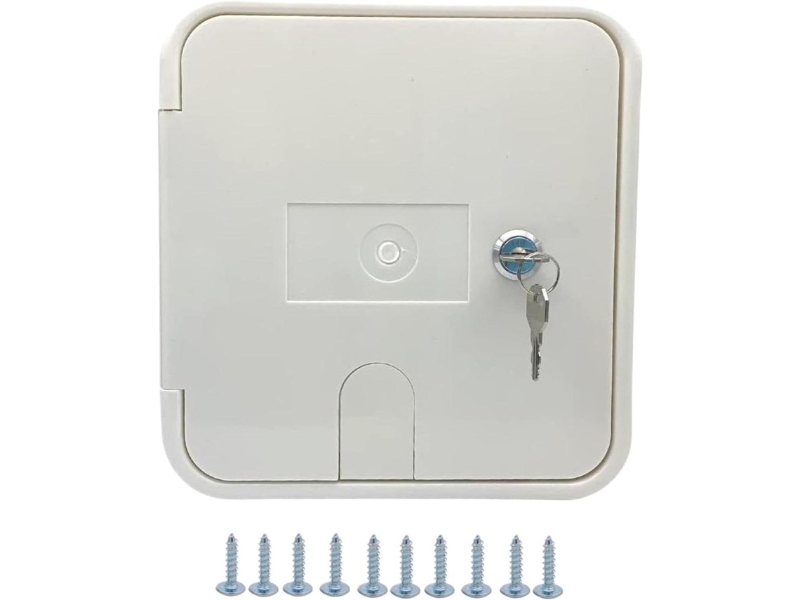 Tampa Elétrica, Porta De Acesso Para Cabos De Trailer/motorhome, Tampa Para Cabo De Alimentação, 10 Parafusos