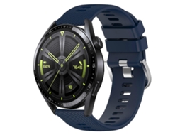 Pulseira De Silicone Macio De Cor Sólida Para Huawei Watch Gt3 46mm 22mm