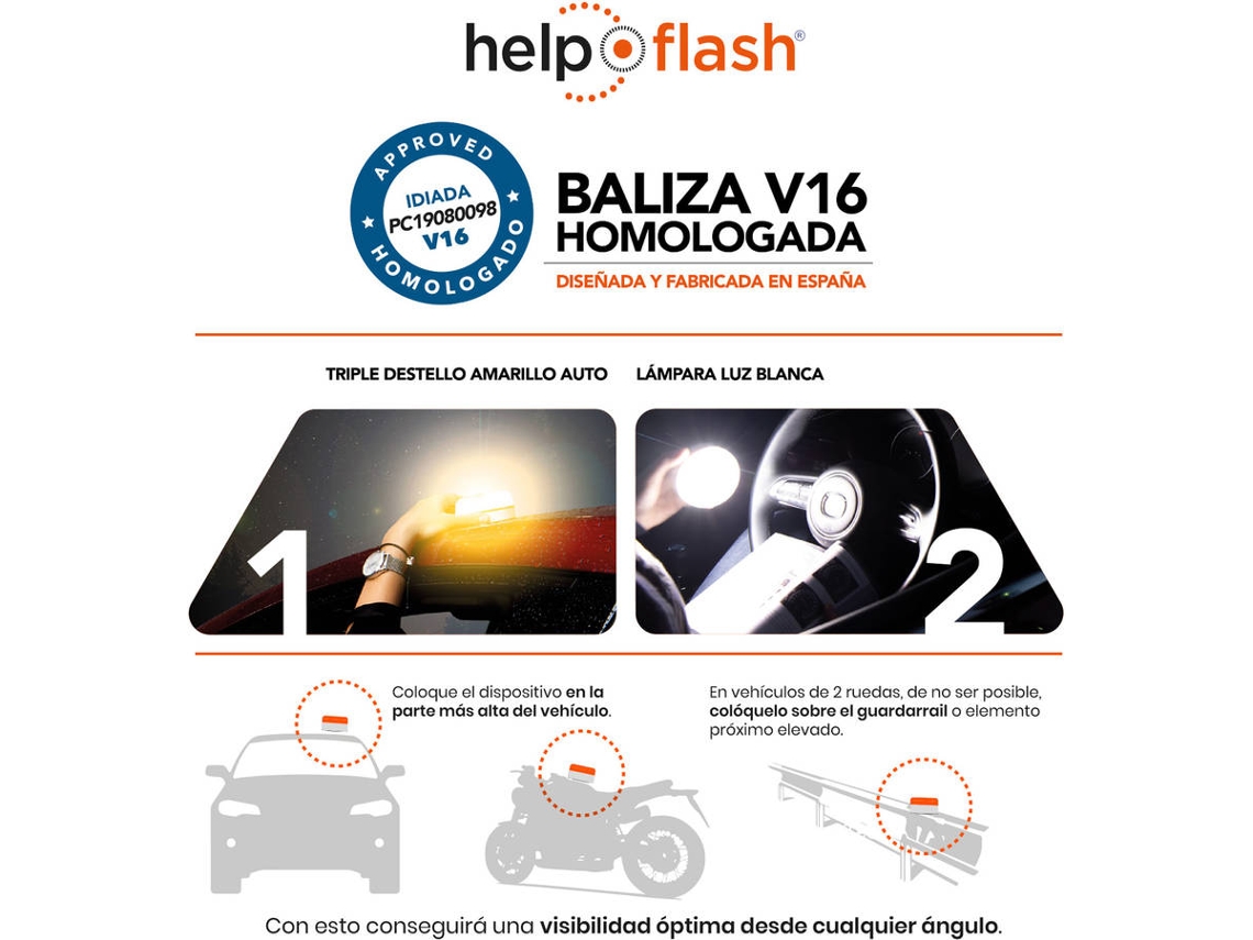 Luz de Emergência HELP FLASH BAL011 Worten.pt
