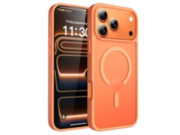 Capa De Celular Fosca, Magnética E Com Toque Aveludado, Resistente A Quedas.laranja - Iphone 13 Pro Max