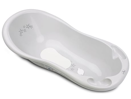 Banheira 100cm com Tampa e Tapete Antiderrapante LORELLI Little Stars Grey