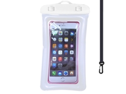 Bolsa Impermeável Para Celular, Bolsa Seca Subaquática, Bolsa Para Celular - Branca