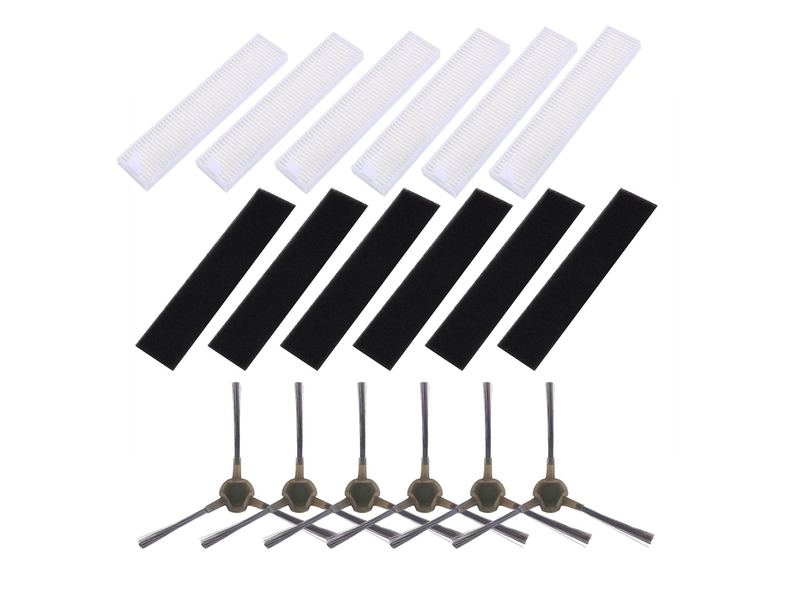 Acessórios de Aspirador Substituição da escova lateral do filtro para Ecovacs Deebot Slim Da60 Slim2 Da5G Slim Neo