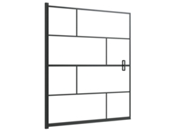Maison Exclusive - Divisória De Chuveiro Esg 116x140 Cm Preto