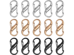 Conjunto De 15 Presilhas De Segurança Para Zíper, Em Metal, Para Mala, Mochila E Bolsa Em Viagens