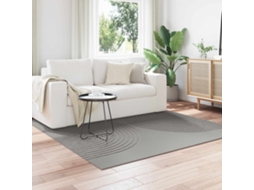 Vidaxl Tapete Interno Galati Cinzento 120 X 120 Cm Poliéster