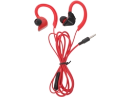 Fone De Ouvido Com Fio Gancho Orelha E 3,5 Mm, Para Ruído Graves Cor