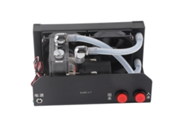 Bomba De Resfriamento Da Cpu 600l/h Com Dois Ventiladores, Roscas G1/4, 4 Pinos, Sistema De Resfriamento Por Água Silencioso