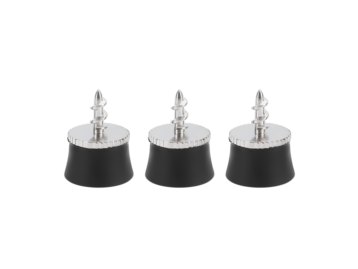 3 Peças Apoio Sução Bola Golfe Silicone Alumínio Ferramenta Acessório Para Pegar Bola Golfe