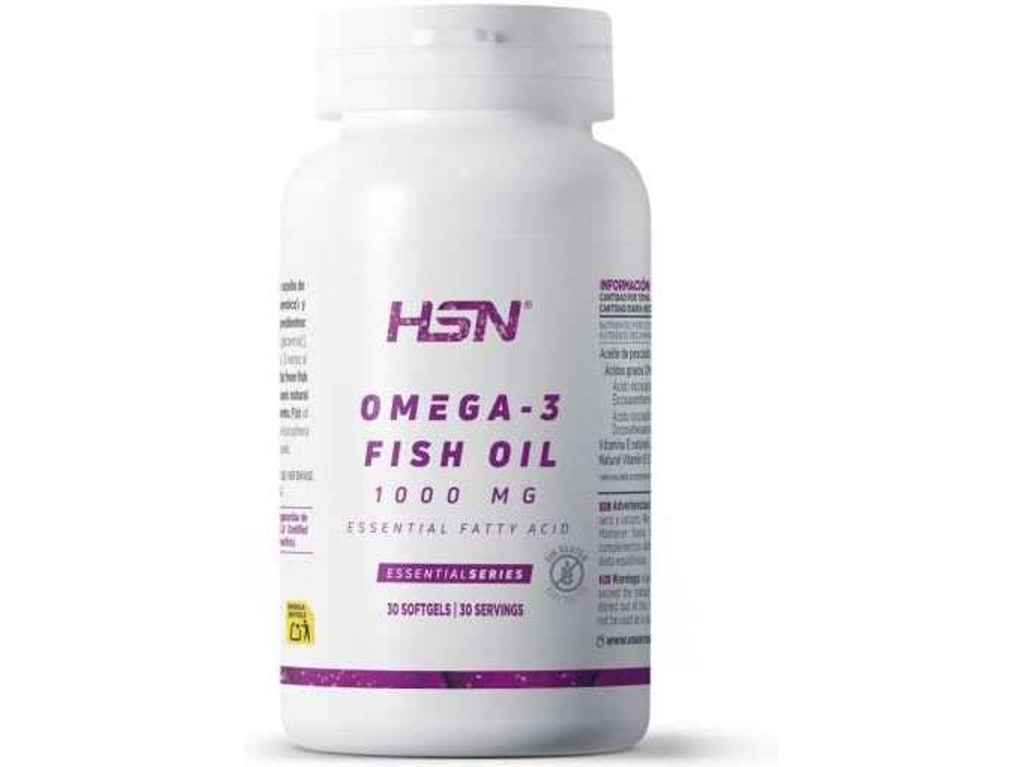 Suplemento Alimentar HSN Ómega-3 Óleo De Peixe (30 pérolas)