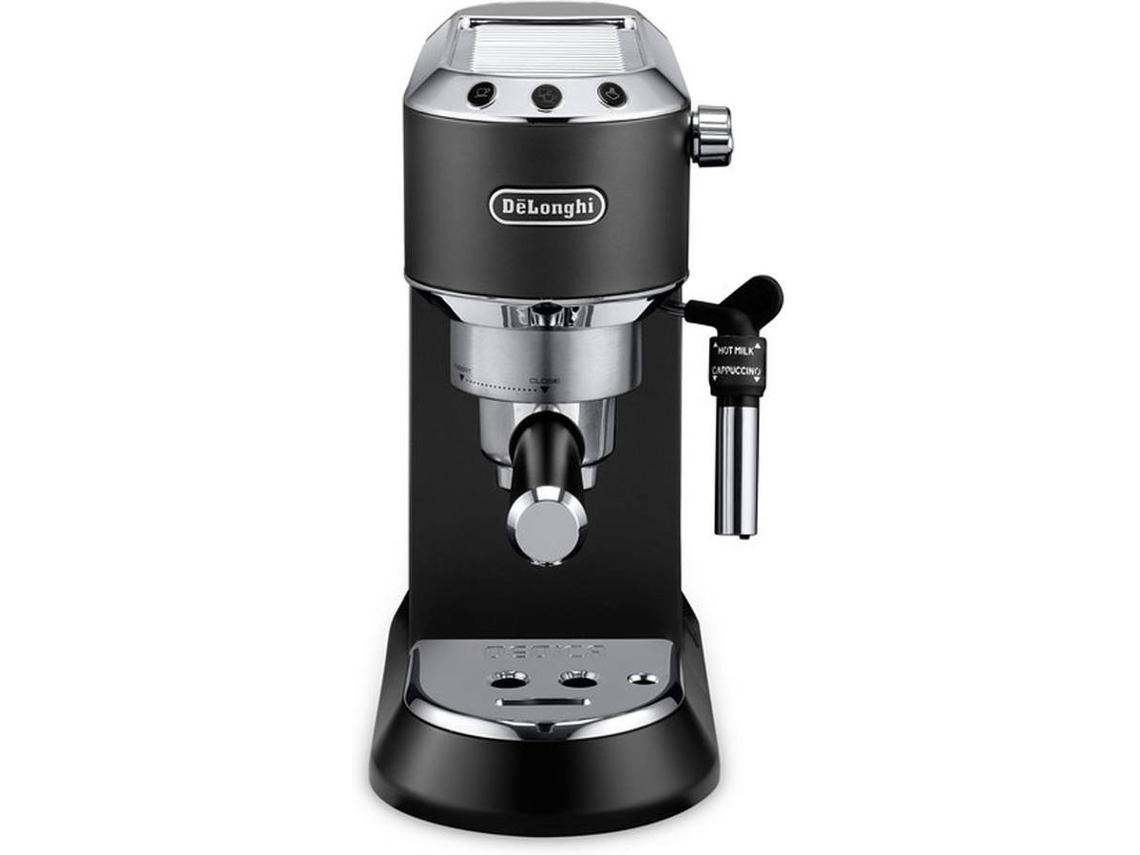 Máquina de Café Manual DELONGHI Dédica EC685.BK (Outlet Grade A - 15 bar - Café moído e pastilhas)