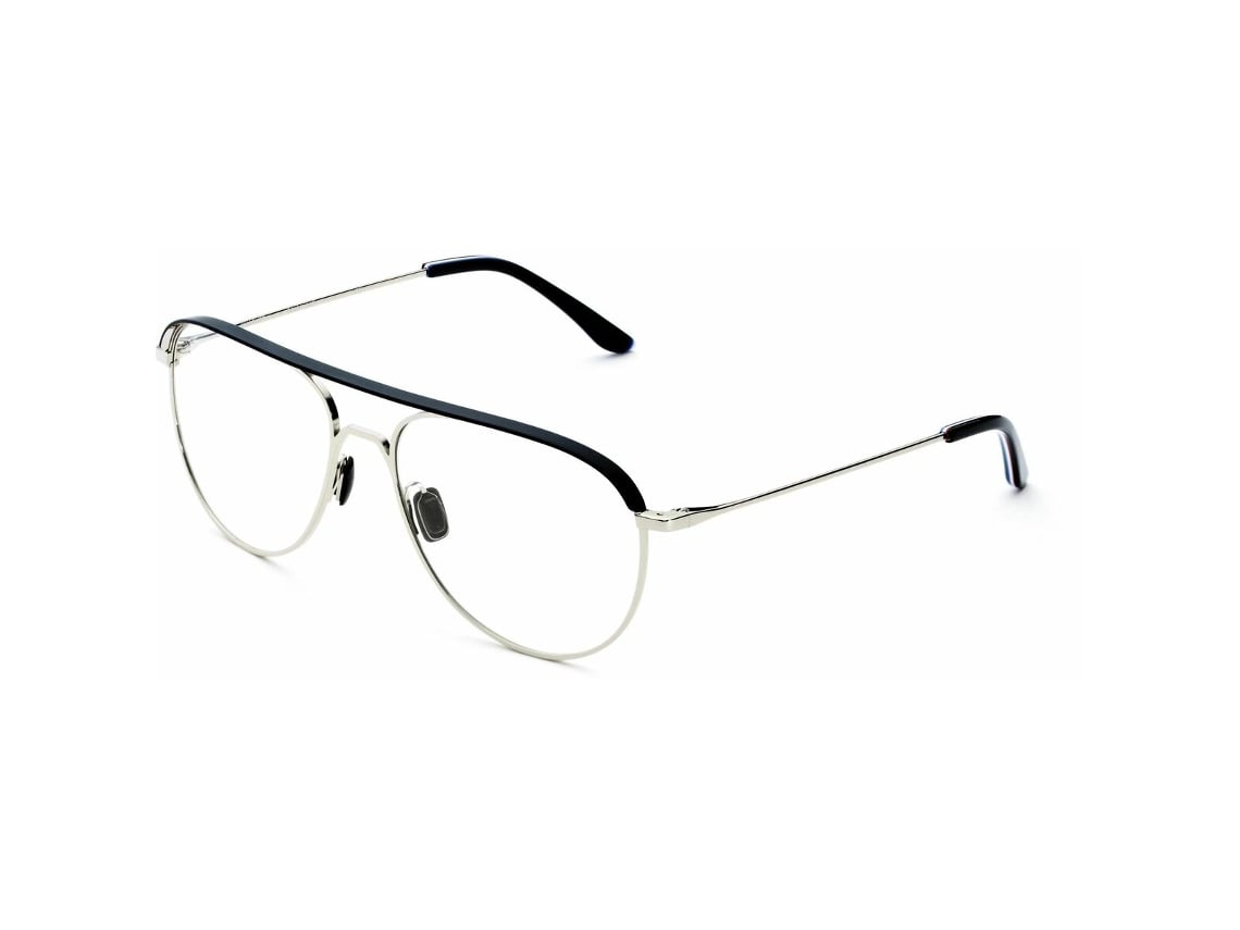 Armação de óculos de grau masculina Vuarnet VL18210001 (cinza - aço inoxidável - 145 mm - Ø 55 mm)