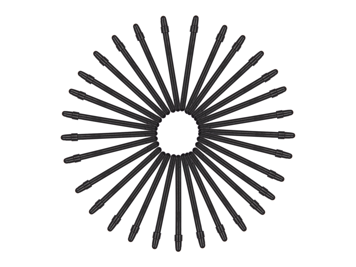 30 Peças De Pontas De Lápis Estilo E Clips Para Tablet Gráfica T505 Lápis Estilo Digital Preto
