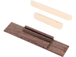 Kit De Reparo De Ukulele De 3 Peças Com Pestana E Cavalete Para Acessórios