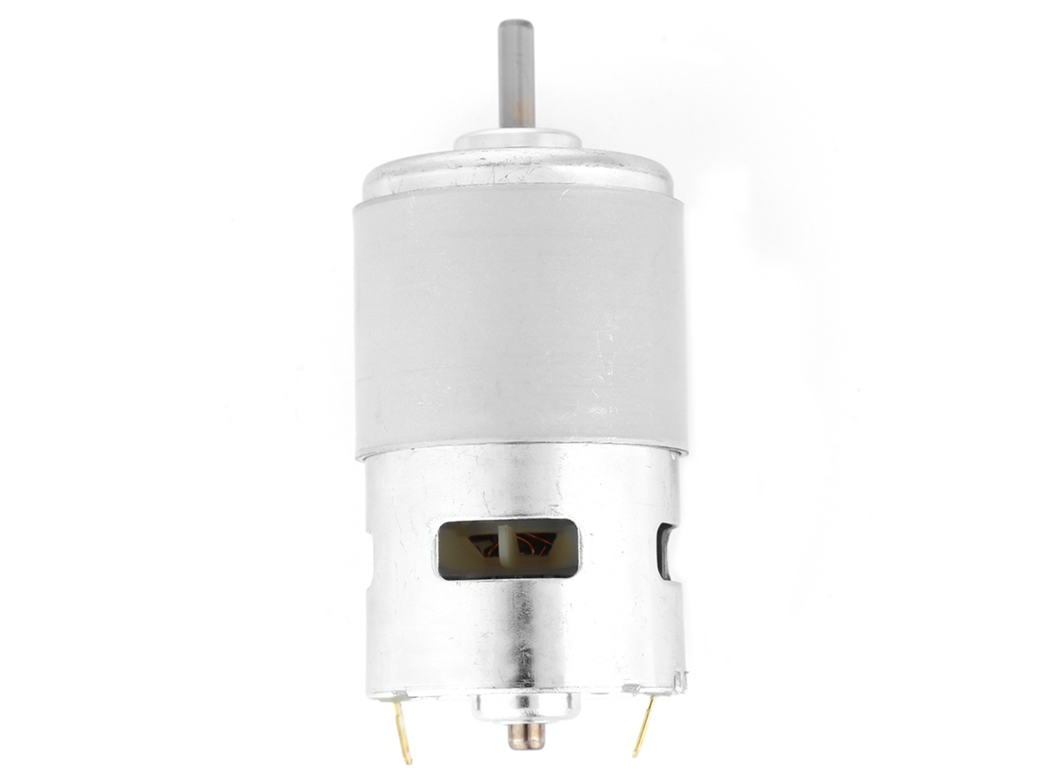 Motor De Corrente Contínua Com Escova Micro De Alta Potência 12v 5000r/min Com Rolamentos De Bola Dupla