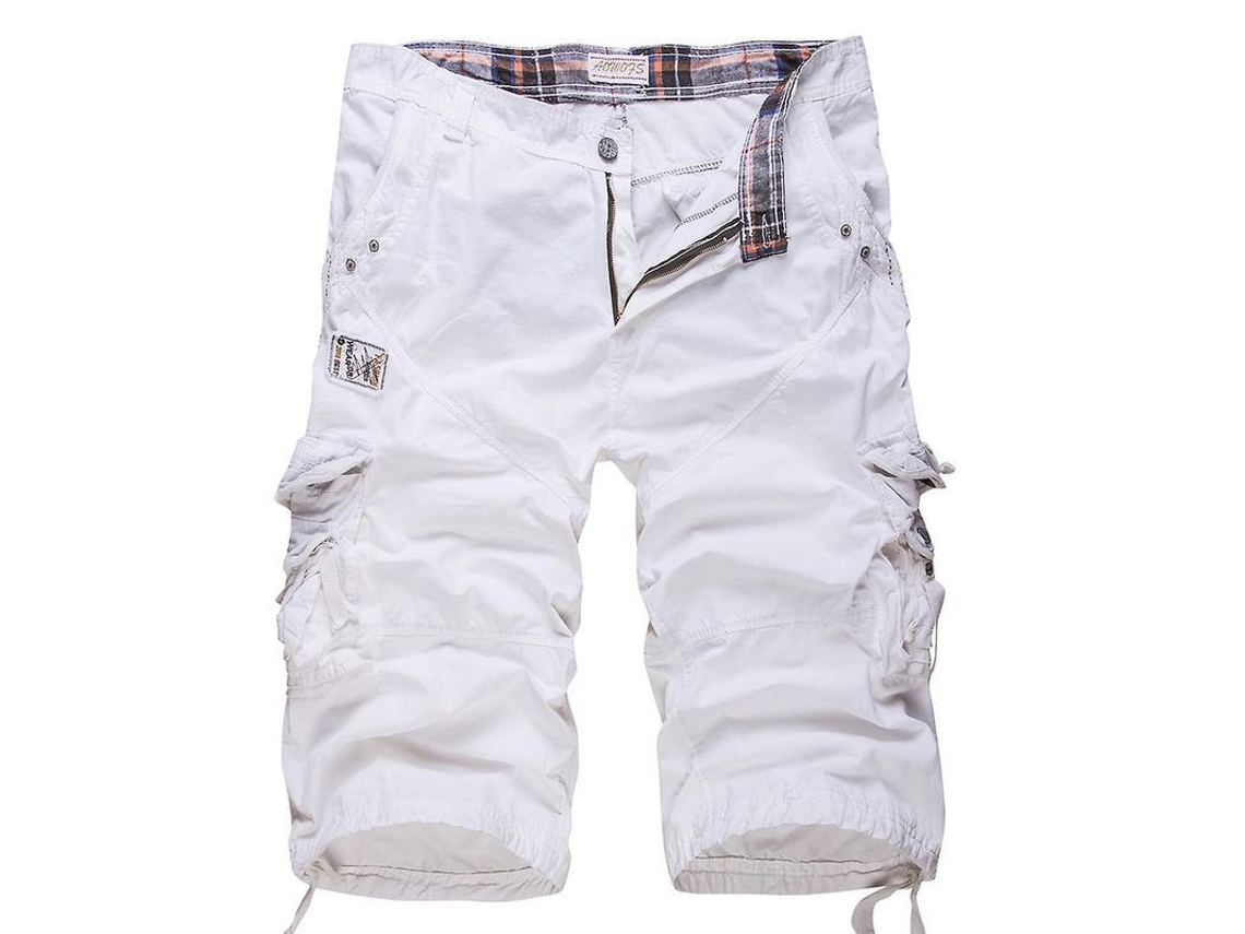 PANTALONES CORTOS CARGO MYSTDIY para Hombres, Algodón Suave y Transpirable, Al Aire Libre