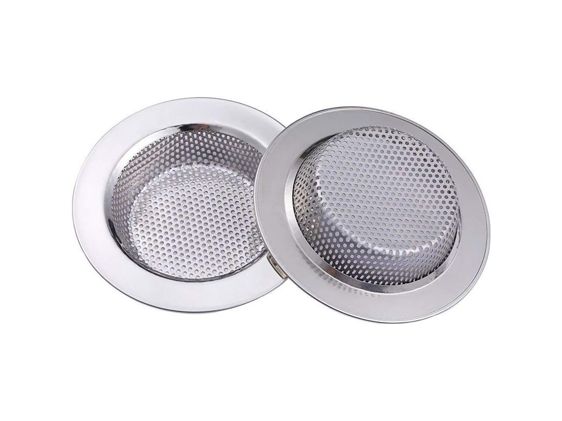 Filtros de Pia Nova LINE aço inox 2 unidades metálicos para banheiro e pia S/MARCA