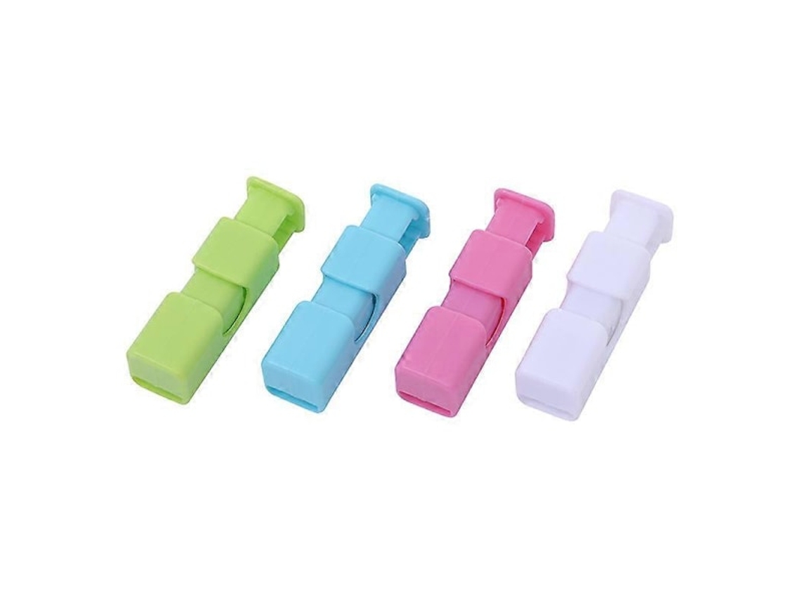 Conjunto De 16 Prendedores Reutilizáveis Para Sacos De Pão E Alimentos, Fecho Hermético, Pegada Antiderrapante