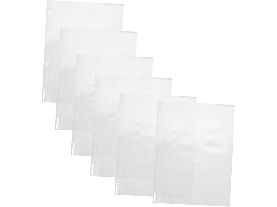 Pastas Multifuncionais Para Documentos, 30 Unidades, Resistentes Ao Desgaste, Transparentes, Organiz Gokoco