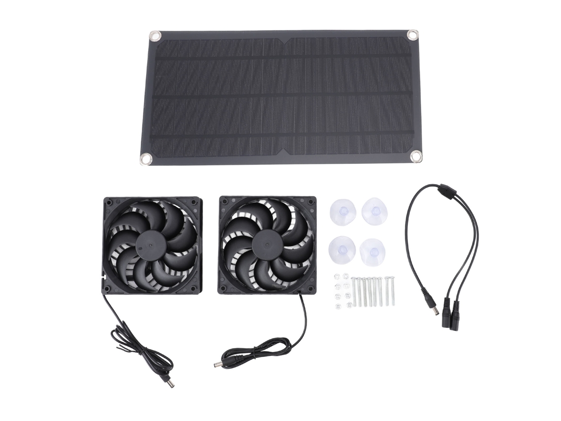Kit Ventilador Exaustão Solar 10w | S/MARCA