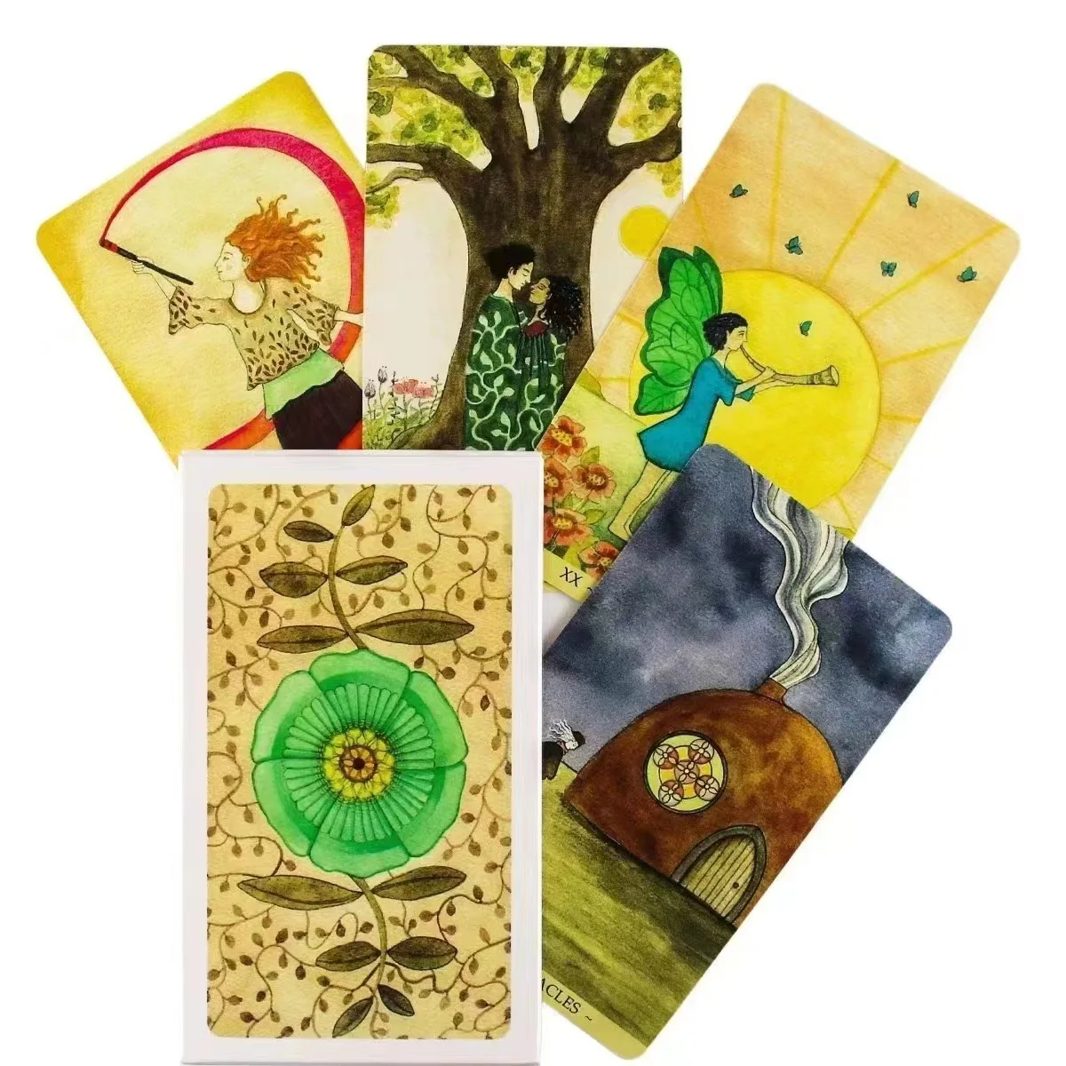 Autêntico Baralho De Tarot, Durável E Resistente, Conjunto De Tarot Mara Len.