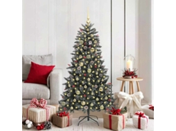 Vidaxl Árvore De Natal Artificial Verde 150 Cm Pvc, Plástico E Aço