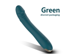 Vibrador De Silicone Macio De 10 Modos Para Mulheres (verde) Yizhood