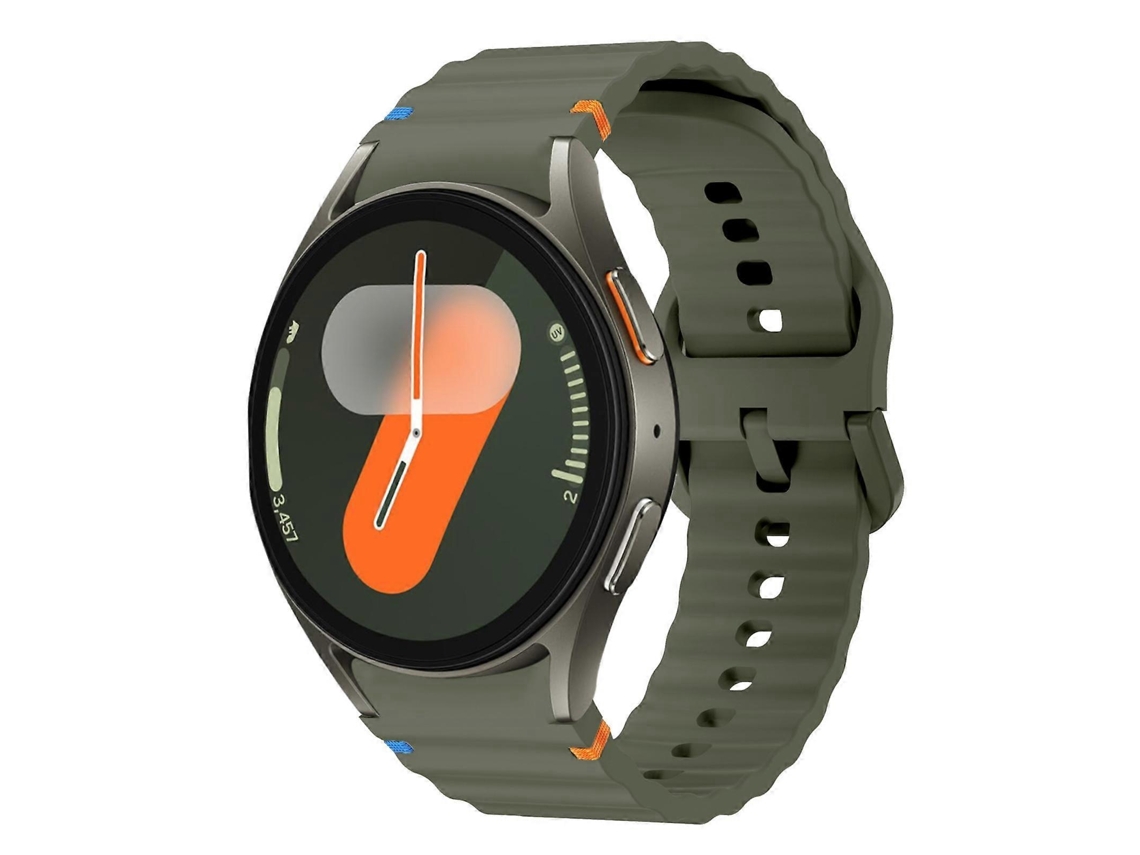 Pulseira De Silicone Com Fivela Colorida E Textura Ondulada Xdfind, Compatível Samsung Galaxy Watch Fe/ 7/ 6/ 5/ 4, Solução Resistente