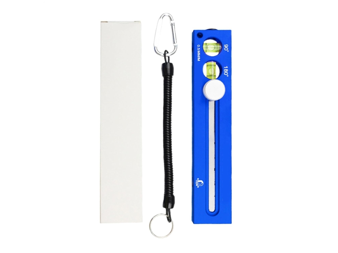 Lurelia Esquadro Transparente Antiderrapante Dobrável 5cm Alumínio Para Marcenaria