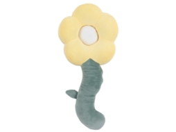Almofada De Tiro Flor Cartoon 25,59 Polegadas Desmontável Suave Pelúcia Decorativa Para Quarto Sala Amarela