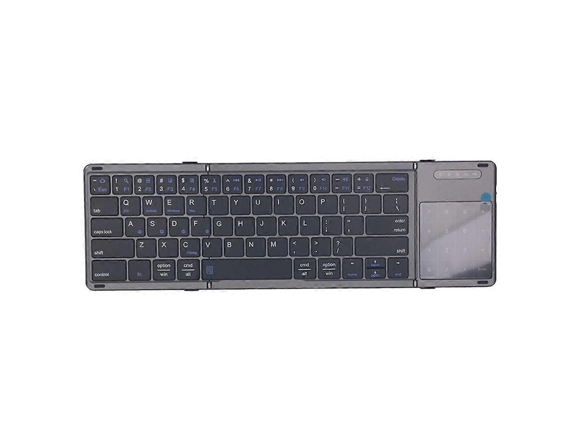 Teclado Bluetooth Dobrável TAISHENGDA, compatível com iOS, Android, Windows, com Touchpad