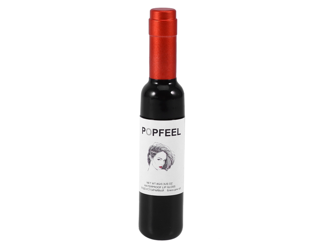 Brillo Labial Líquido Tipo Vino Tinto De Larga Duración Y Resistente Al Agua Para Maquillaje De Mujer (3)
